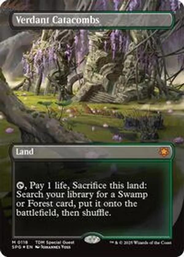 Verdant Catacombs (Borderless) (Dragonscale Foil) • Special Guests