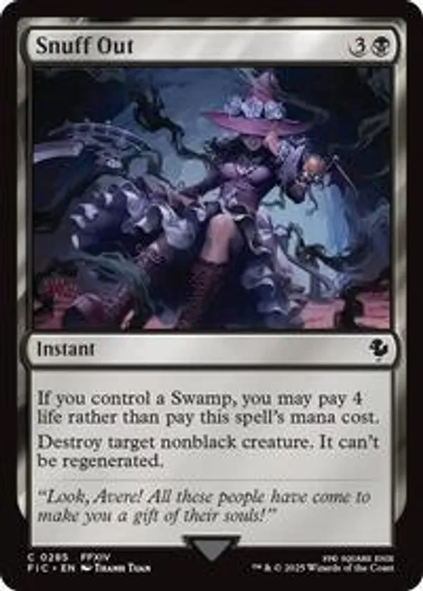 MTG 殺し Snuff Out FOIL 未来予知枠 MB2 英語 買取相場】-MtG-(英