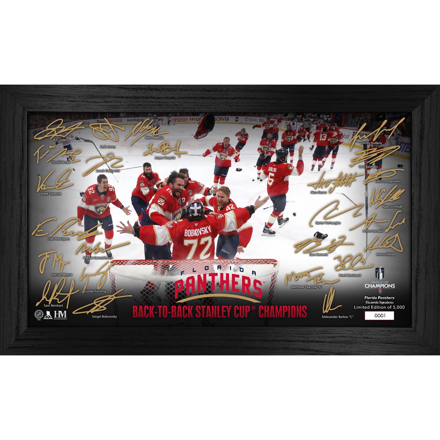 Florida Panthers 2025 Stanley Cup Champions Signature Celebration