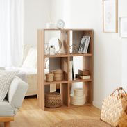 本棚(幅72cm) 2段 木目調 縦横レイアウト可能な収納棚 | 【公式】LOWYA