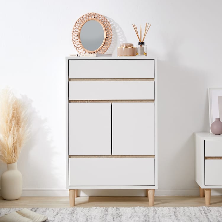 チェスト 収納 引き出し 天然木 コンパクト [幅60] | 【公式】LOWYA