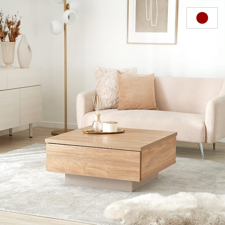 木目調センターテーブル [幅70/幅90] | 【公式】LOWYA(ロウヤ) 家具