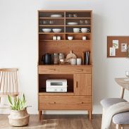 北欧ヴィンテージ風の食器棚・キッチンボード[幅90] | 【公式】LOWYA