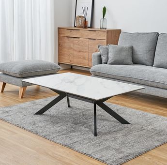 セラミック テーブル ローテーブル スチール 大理石柄 UP TOWN