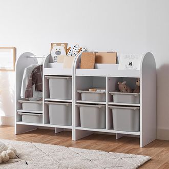 絵本棚付きおもちゃ収納 選べる2タイプ | 【公式】LOWYA(ロウヤ) 家具