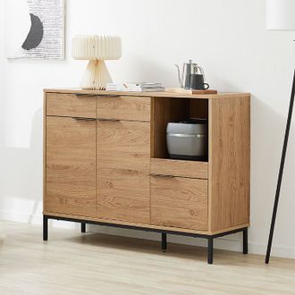 木目調キッチンカウンター[幅118] | 【公式】LOWYA(ロウヤ) 家具