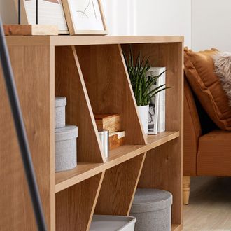 本棚 ブックシェルフ 木目調 日本製 [120×81] | 【公式】LOWYA(ロウヤ