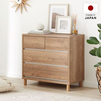 木目調サイドボード チェスト [幅75] | 【公式】LOWYA(ロウヤ) 家具