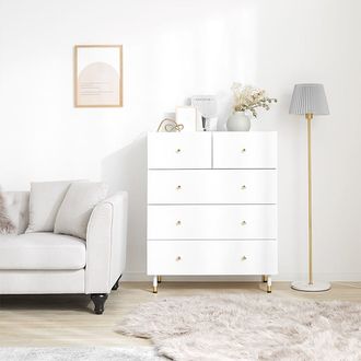 チェスト 4段 大人可愛いリビング収納 タンス 大容量 [幅80] | 【公式