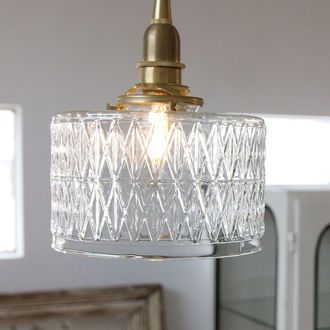 クリア] ガラスシェード LED ガラス ペンダントライト セット | 【公式