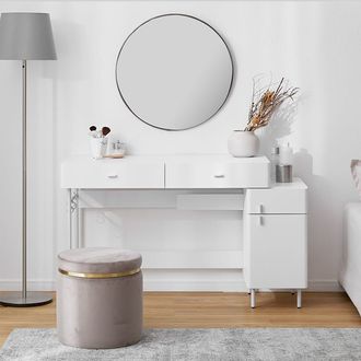 ドレッサー デスク 引き出し オリジナルデザイン キャビネット [幅120