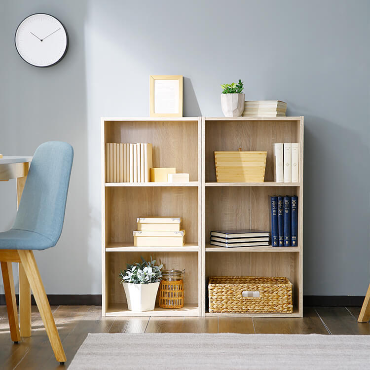 2個セットが嬉しい！カラーボックス(ヴィンテージナチュラル/ホワイト