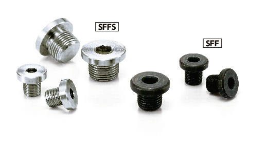 SFF-6｜フランジ付き六角穴付きスクリュープラグ G(PF)ねじの呼び G3/4