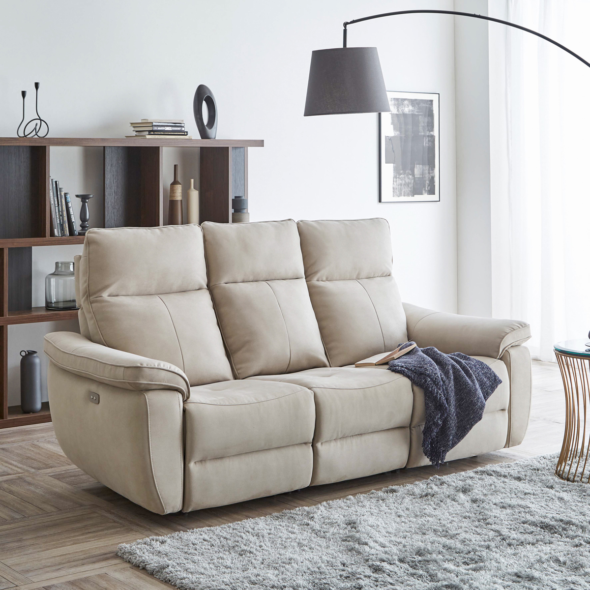 マニー 3人掛けソファ 幅197cm ｜ RELAX FORM®/リラックスフォーム