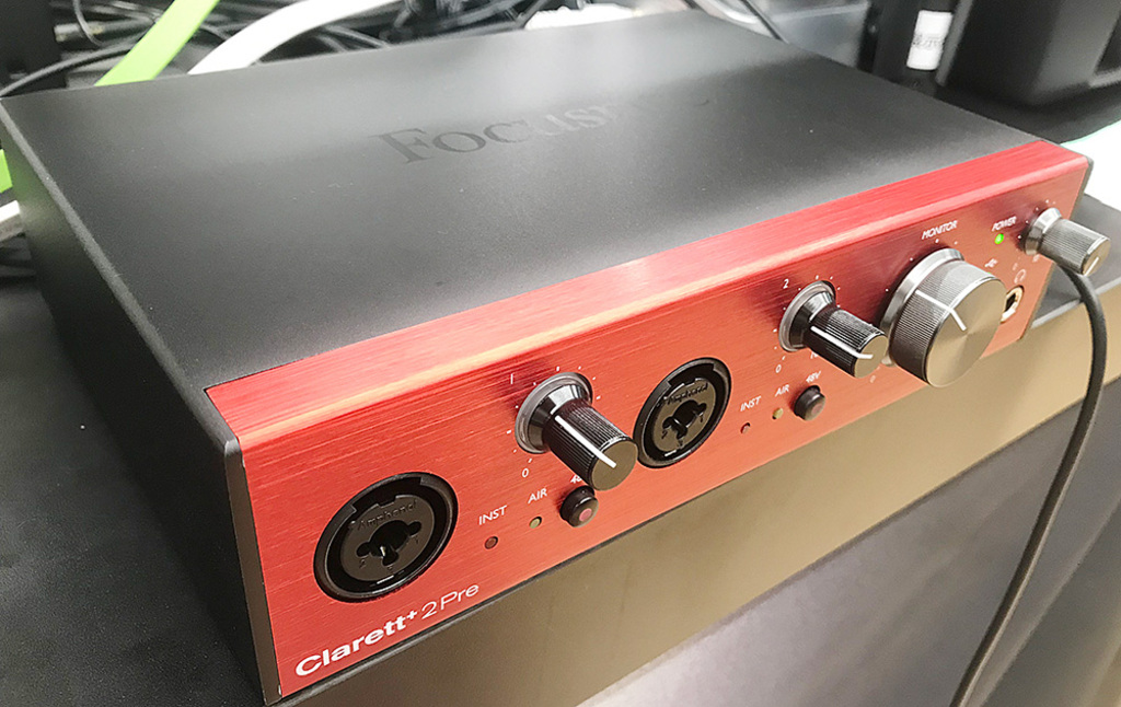 Focusrite Clarett+ 2Pre USB(最大10in/4out・USBオーディオ