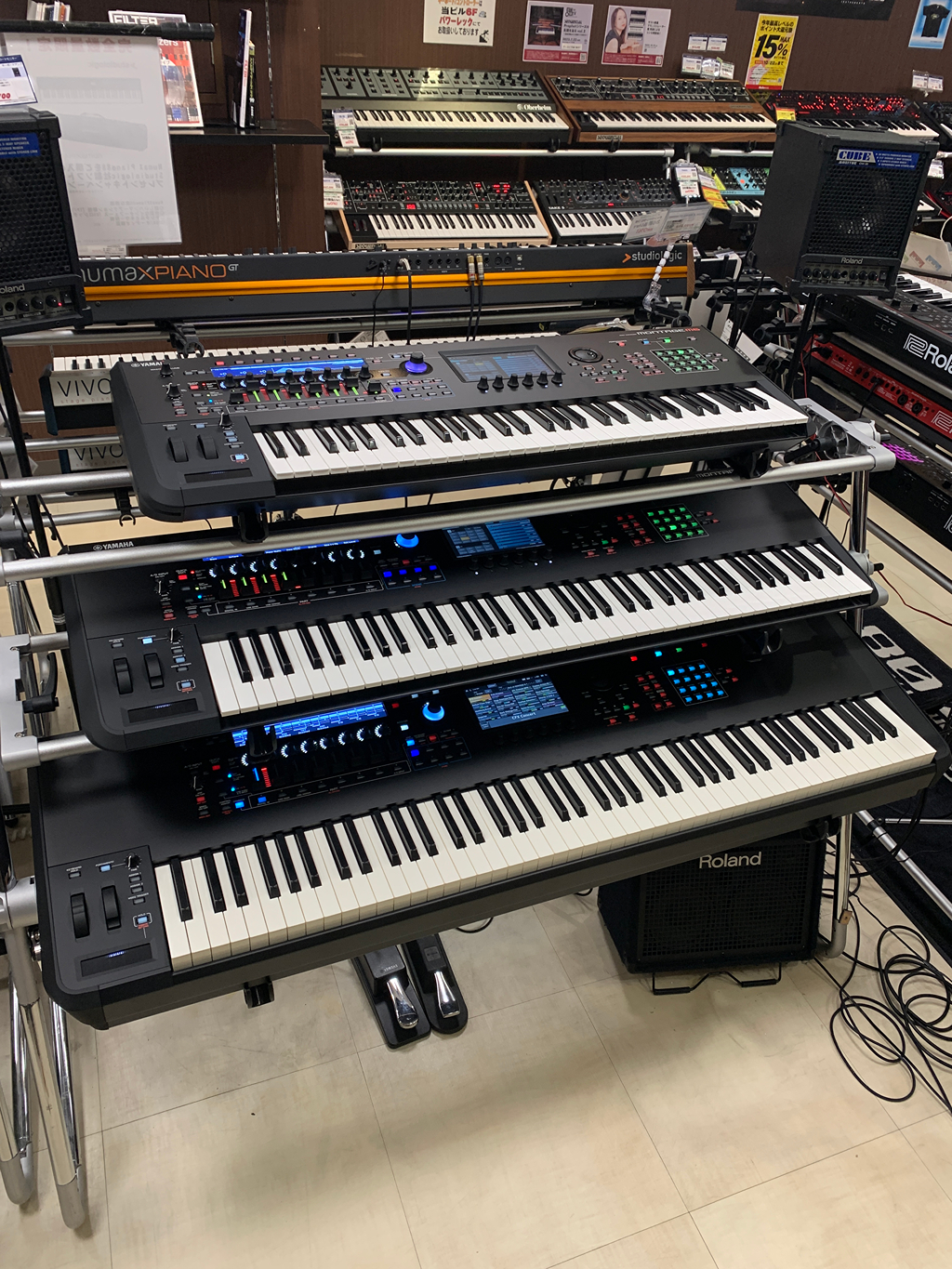 YAMAHA MONTAGE M6【キャスター付ケースセット】 Expanded Softsynth