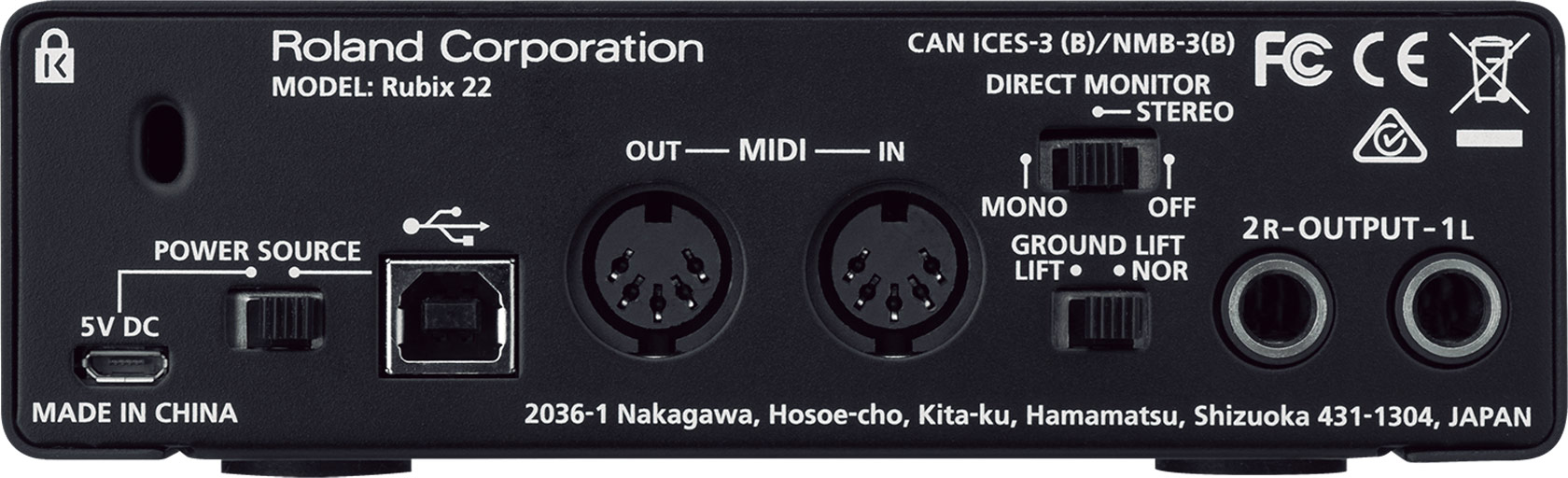 コンパクトで便利すぎるオーディオインターフェース、Roland Rubix22が