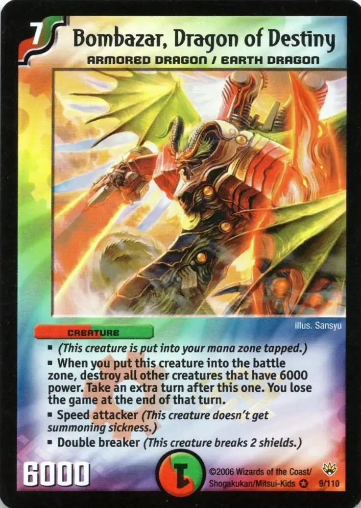 Bombazar, Dragon of Destiny | Duel Masters Wiki | Fandom