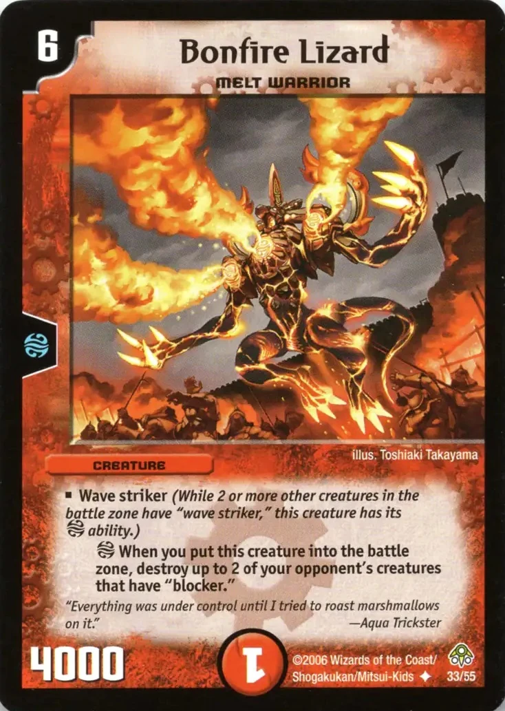 Bonfire Lizard | Duel Masters Wiki | Fandom