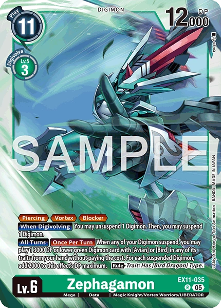 Zephagamon (EX11-035) | DigimonCardGame Wiki | Fandom