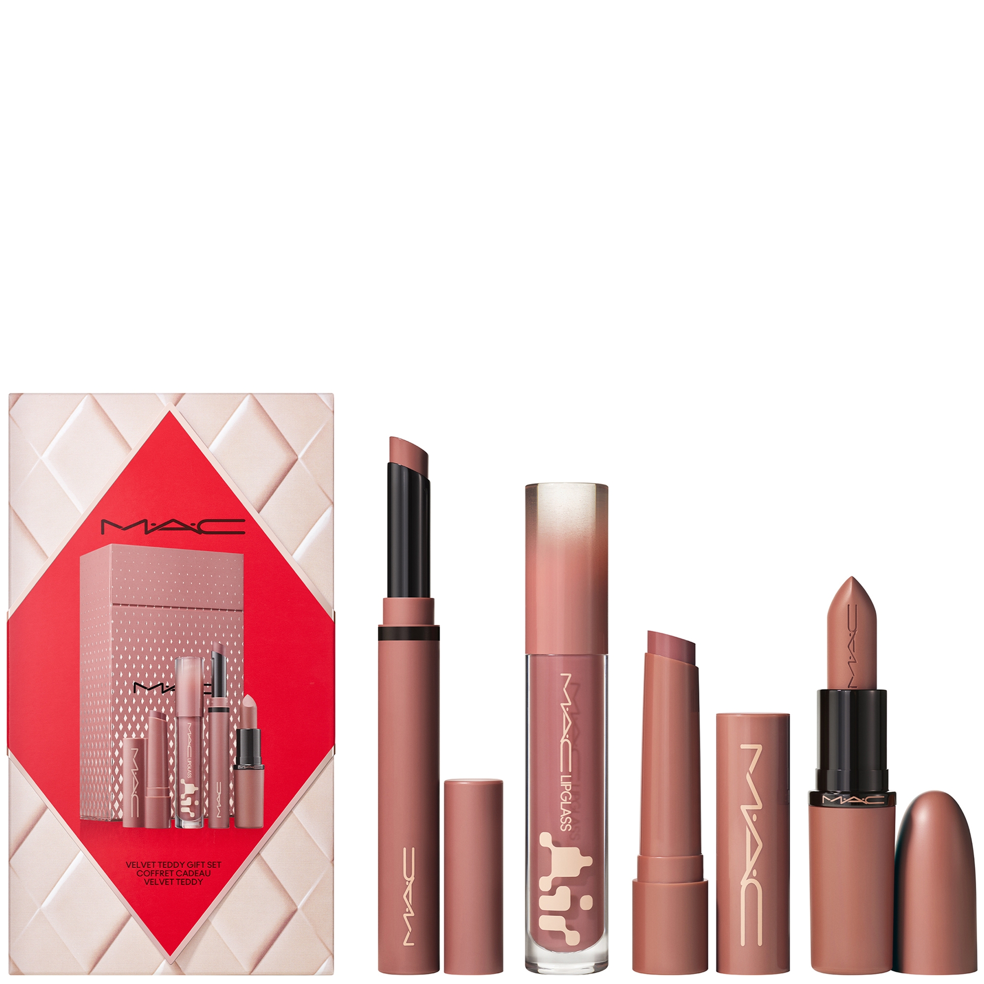 MAC Totally Teddy Lip Kit | LOOKFANTASTIC
