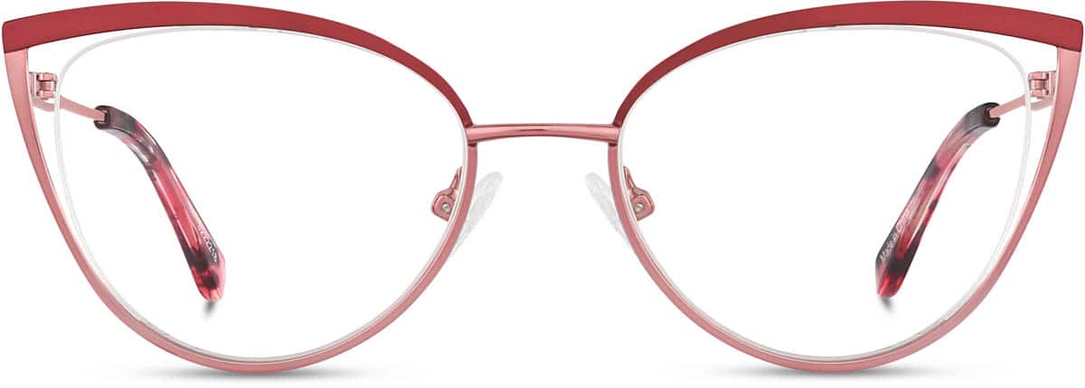 Red Cat-Eye Glasses #3222218 | Zenni Optical