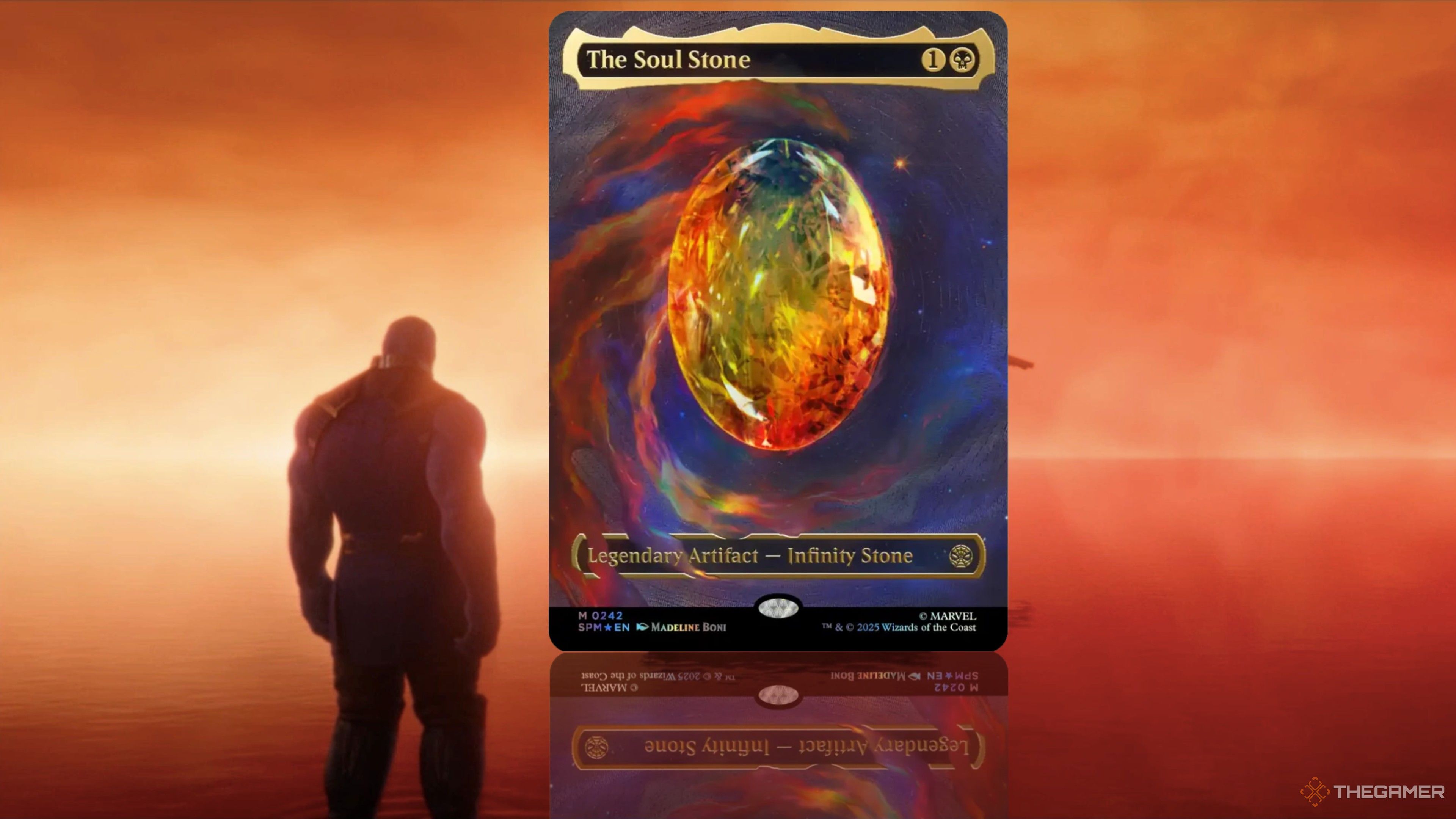 Magic: The Gathering x Spider-Man's Textless Soul Stone Card Sells