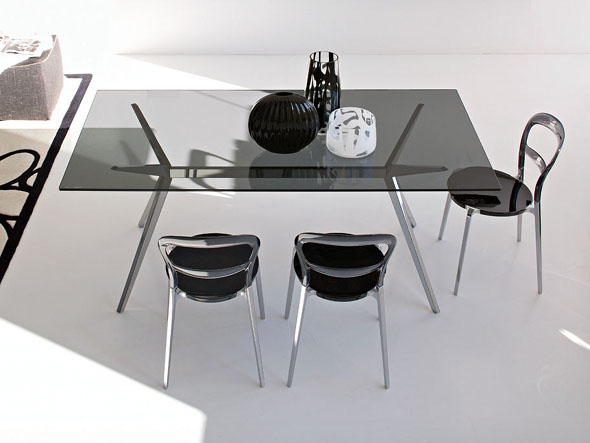 Calligaris SEVEN / カリガリス セブン ガラストップ ダイニング