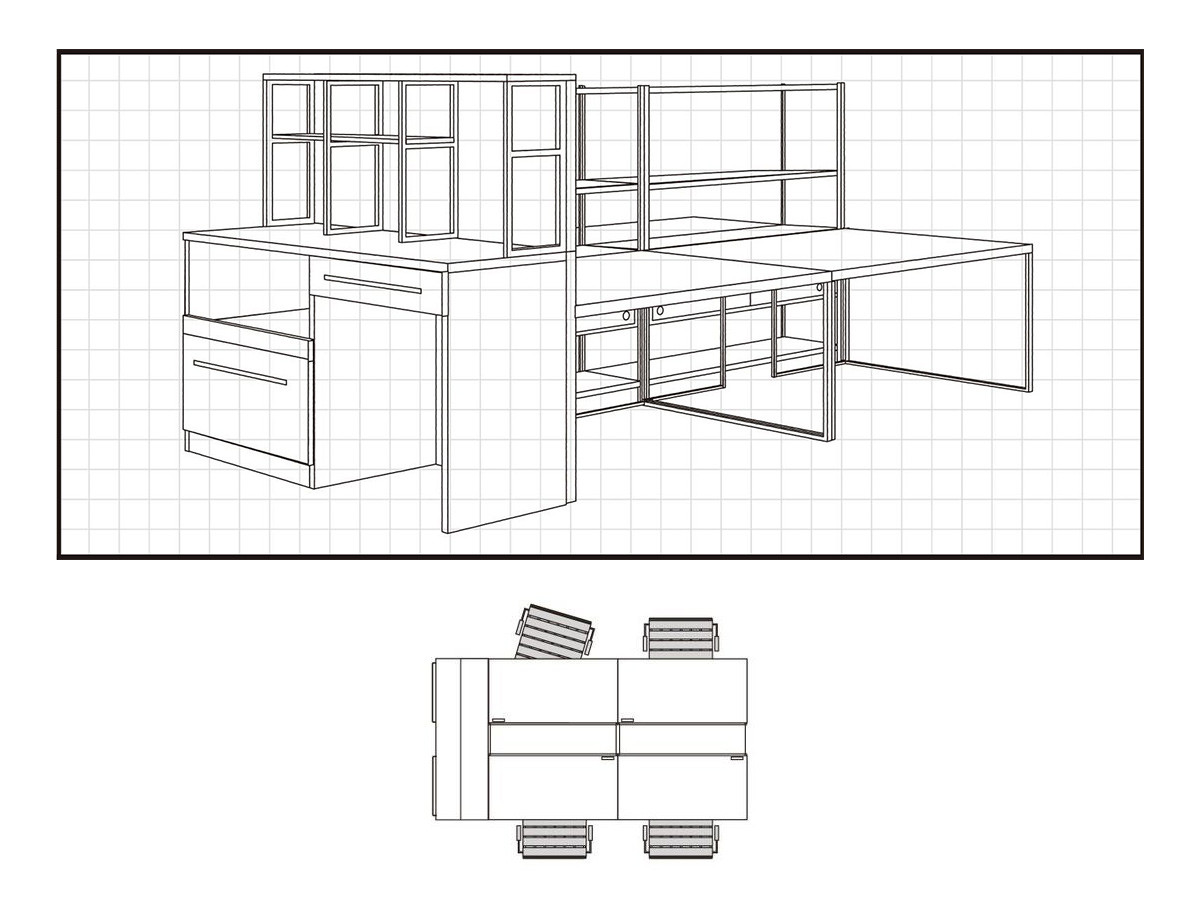 Easy Life DOCK OFFICE SERIES DESK / イージーライフ ドック オフィス