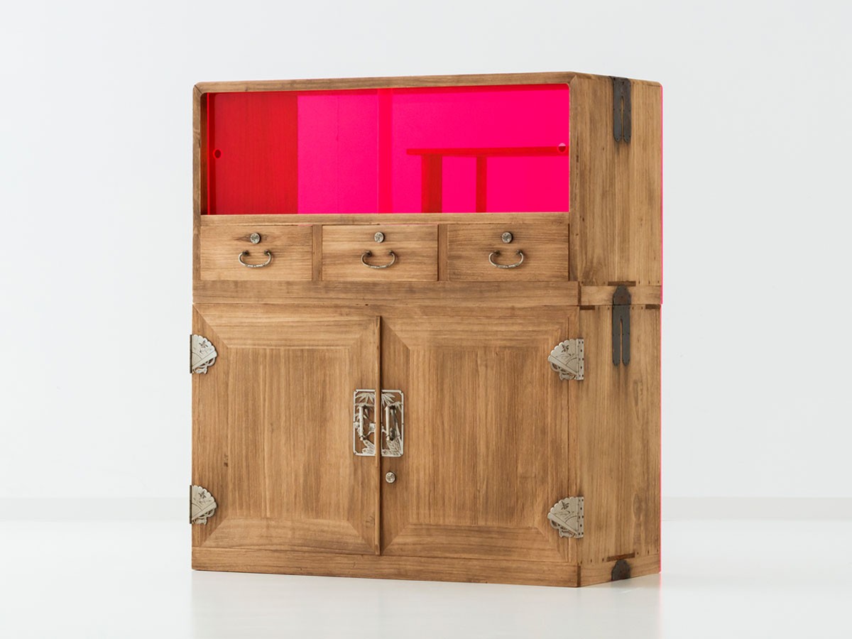 P/OP 昭和後期 婚礼箪笥 上段中段 / ポップ 昭和後期 婚礼箪笥 上段