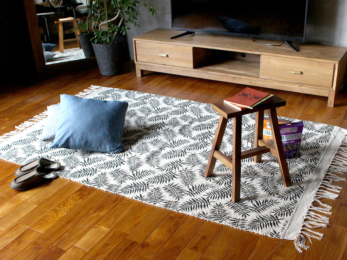 a.depeche roll tufted rug 2117 LEAF / アデペシュ ロールタフトラグ