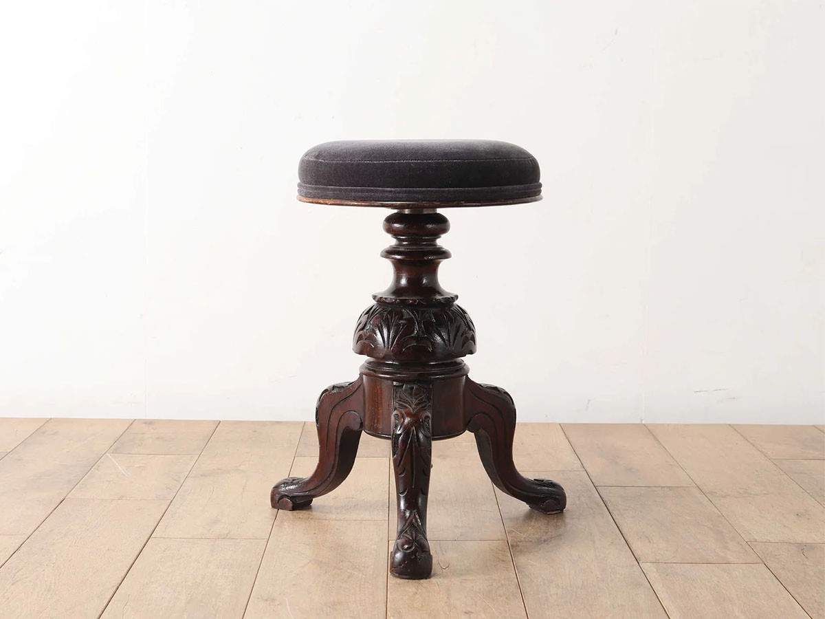 Lloyd's Antiques Real Antique Piano Stool / ロイズ・アンティークス