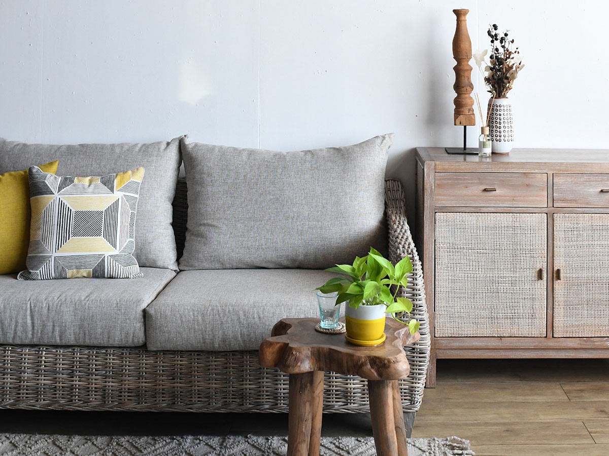 KAJA LaMer Rattan Sofa / カジャ ラメール ラタンソファ 3人掛け