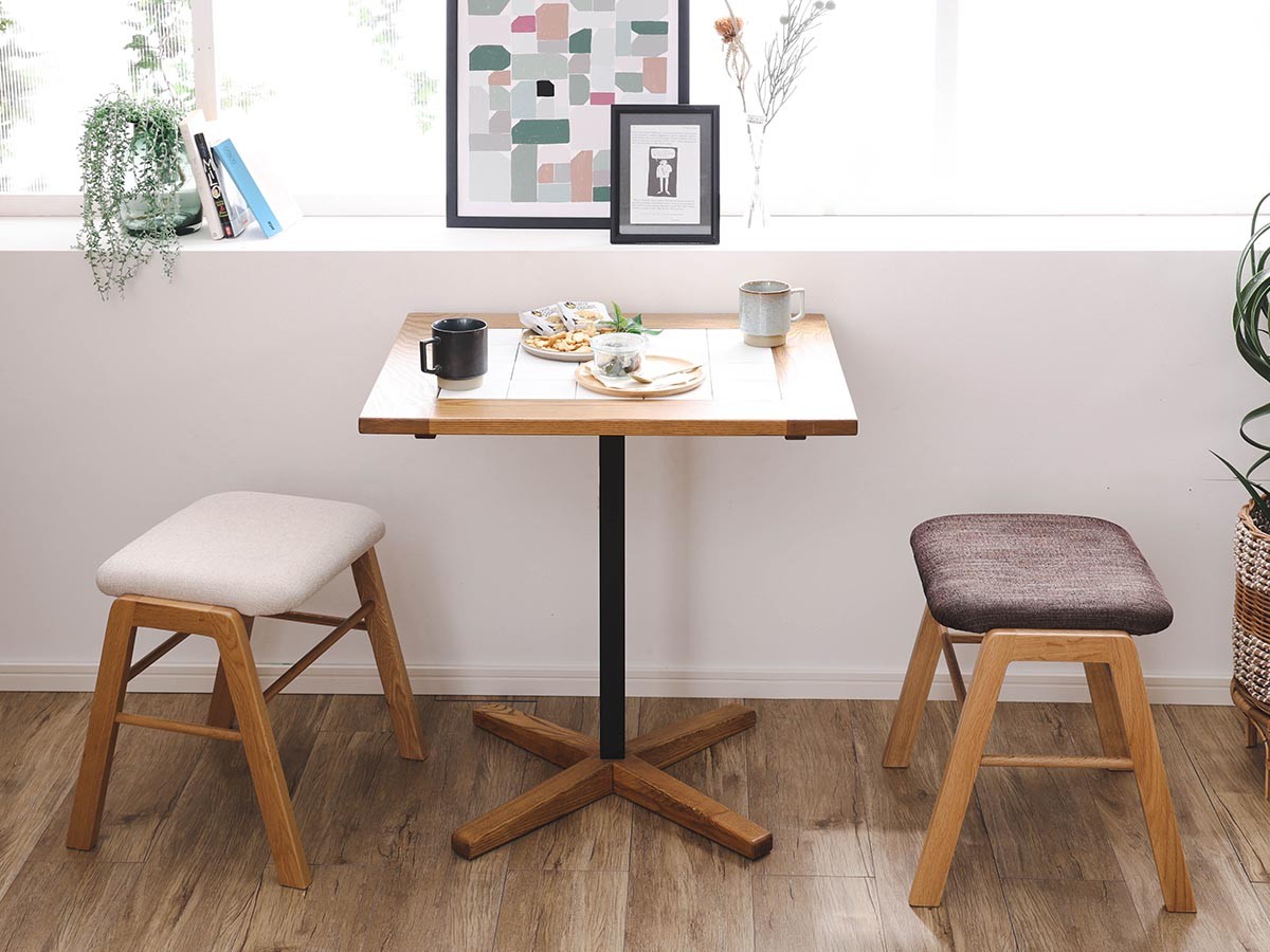 nora. TOFFY CAFE TABLE / ノラ トフィー カフェテーブル タイル天板