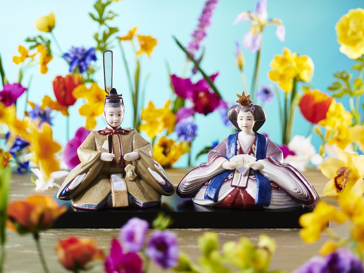 LLADRO 雛人形 / リヤドロ 雛人形（ブラウン） - インテリア・家具通販