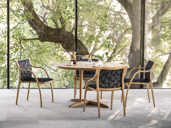 FUJI FURNITURE Scandinavia modern Semi Arm Chair / 冨士ファニチア