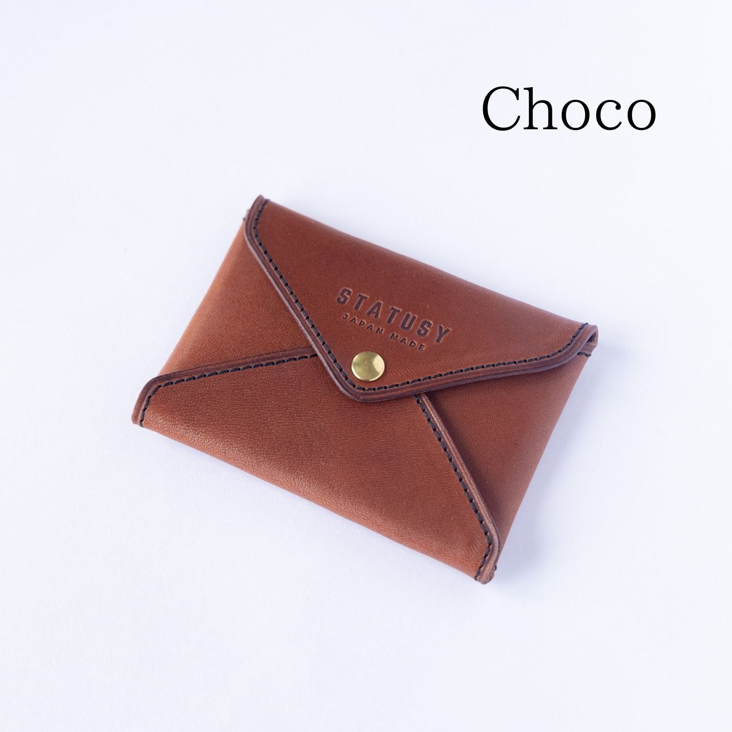 STATUSY】栃木レザーレターカードケース 日本製ハンドメイド – 革財布