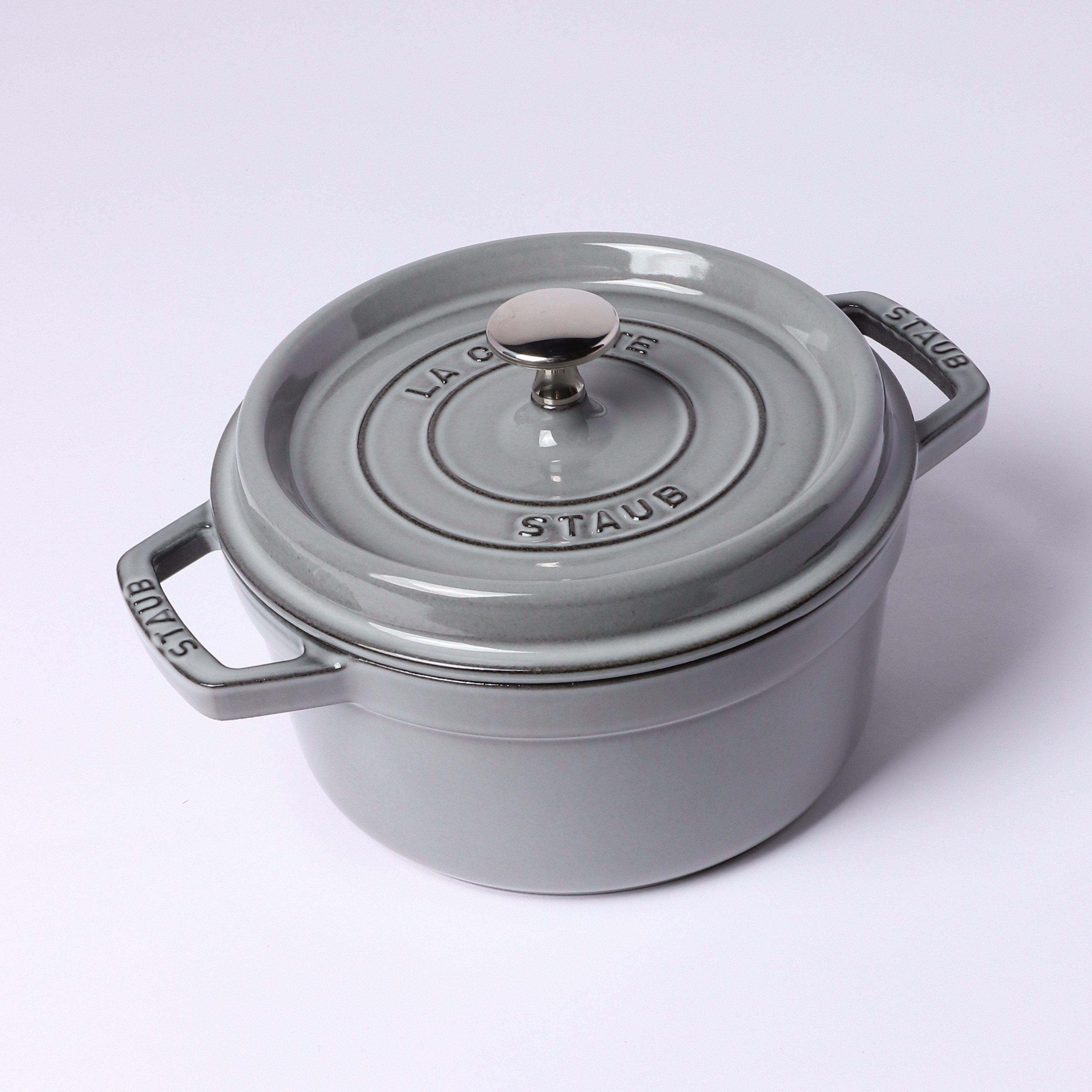 ピコ・ココット ラウンド 20cm グレー｜ココット｜ストウブ公式