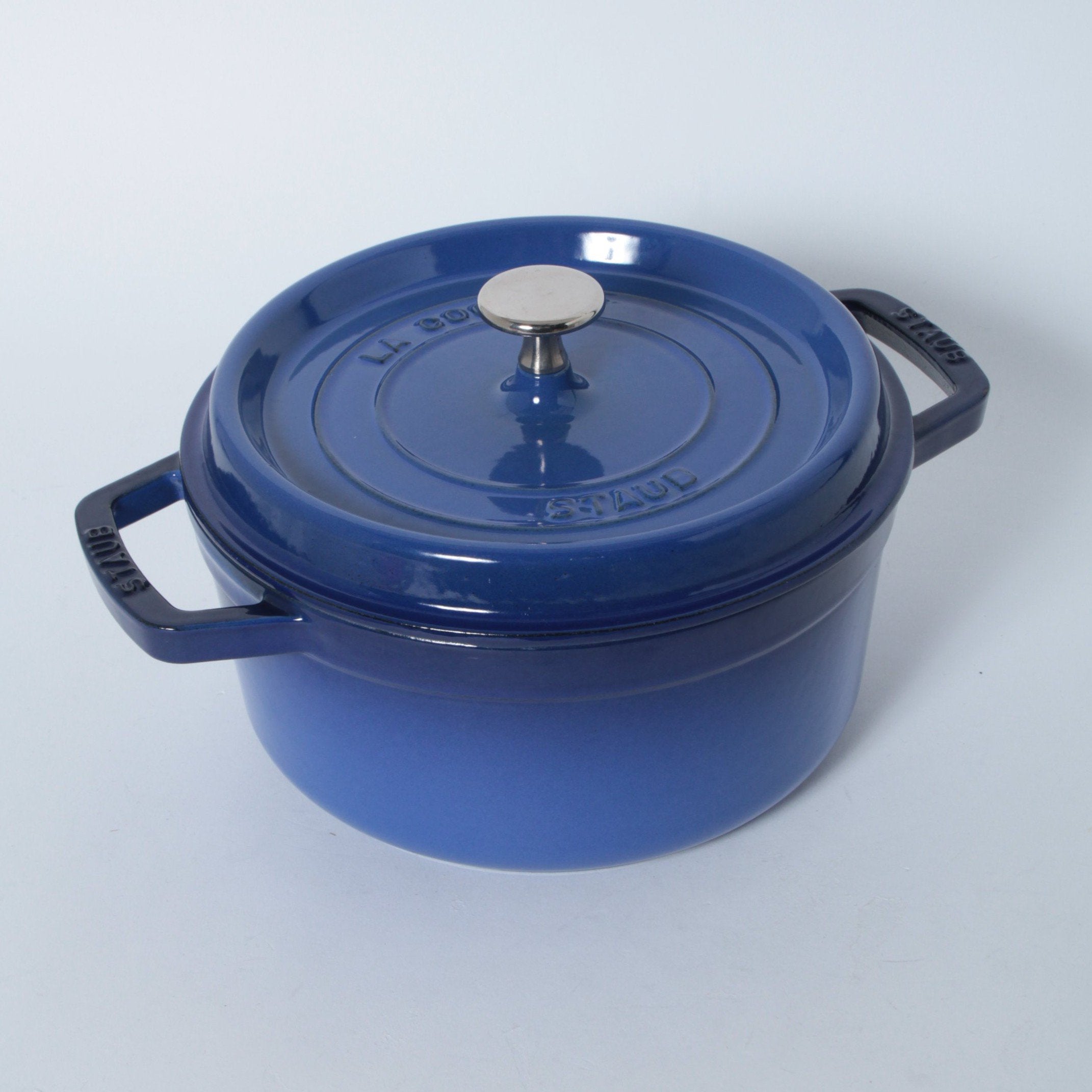 ピコ・ココット ラウンド 22cm ロイヤルブルー｜ココット｜ストウブ