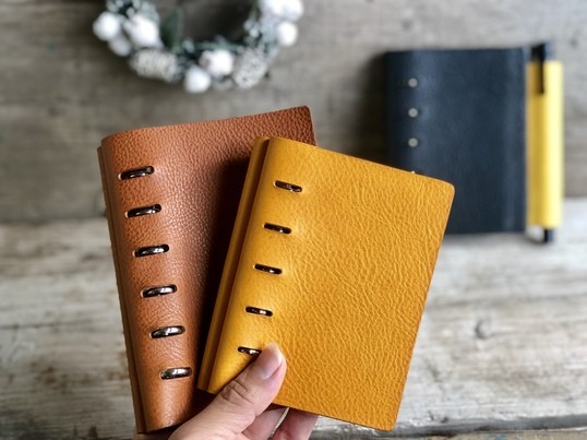 楽天1位システム手帳 131 ハンドメイド 本革 レザー M6システム手帳