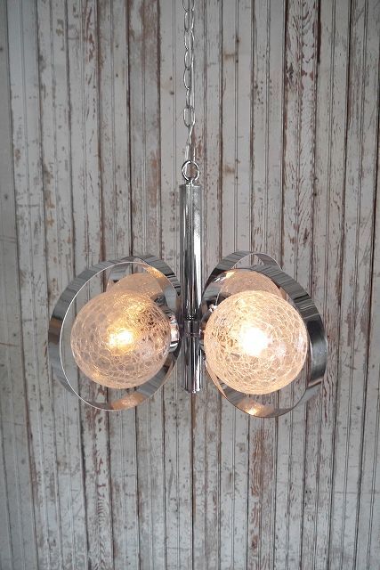 アンティーク スペースエイジデザイン 4灯吊り下げランプ - STAGE ANTIQUE