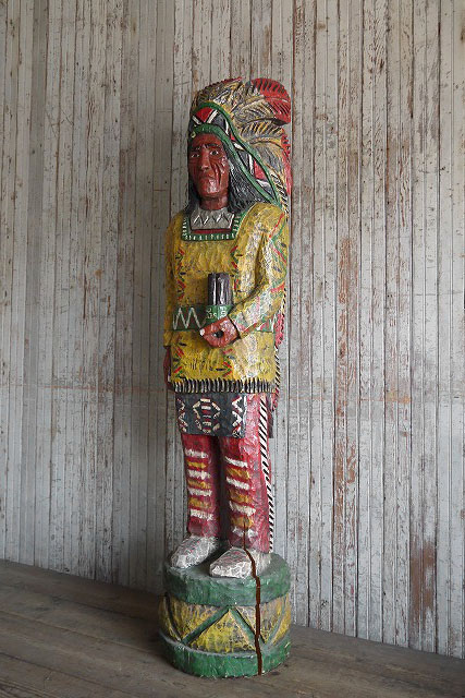 アンティーク ウッド インディアンオブジェ - STAGE ANTIQUE