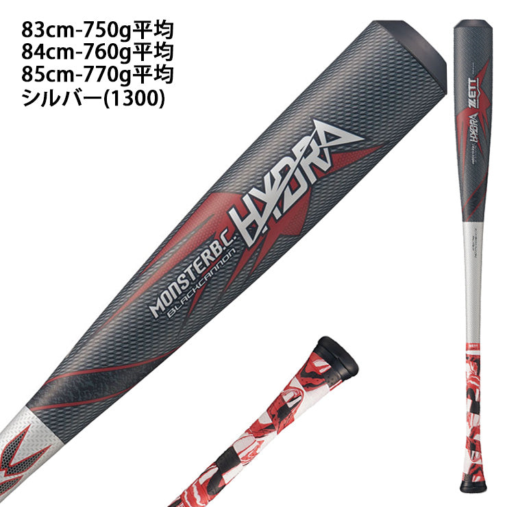 2025モデル】ゼット 限定 一般軟式 バット モンスターブラックキャノン