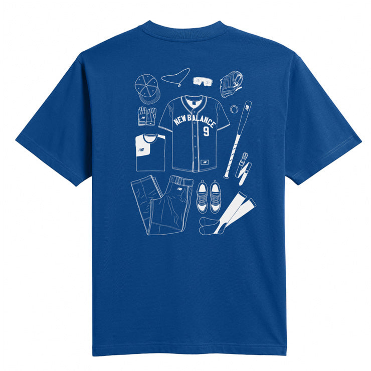 ニューバランス 半袖 Tシャツ 全2色 ベースボールエッセンシャルズ