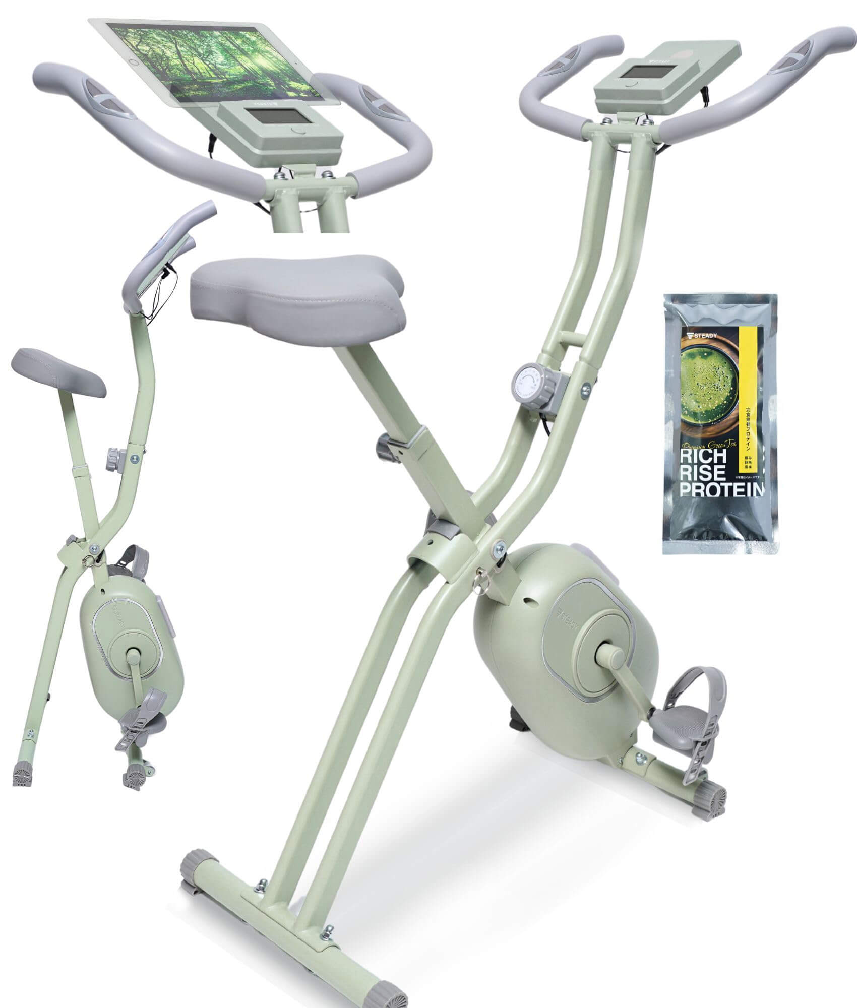 フィットネスバイク 家庭用 折りたたみ 静音 連続100分 365日保証