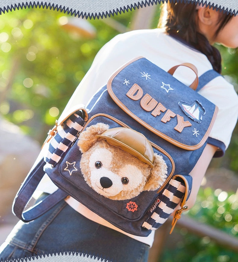 ダッフィー デニム リュックバッグ|上海ディズニー – リーナちゃん