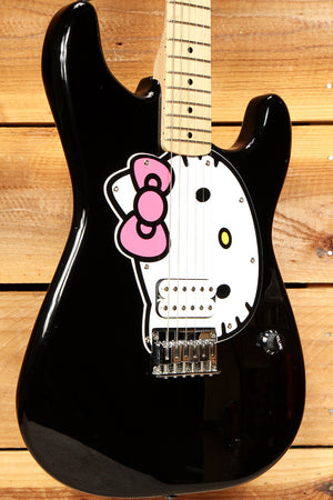 Fender Squier Hello Kitty Black Stratocaster RARE! Strat Electric