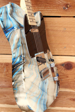 FENDER 2013 TELECASTER Rare BLUE SWIRL Marble Finish MIM Mexico