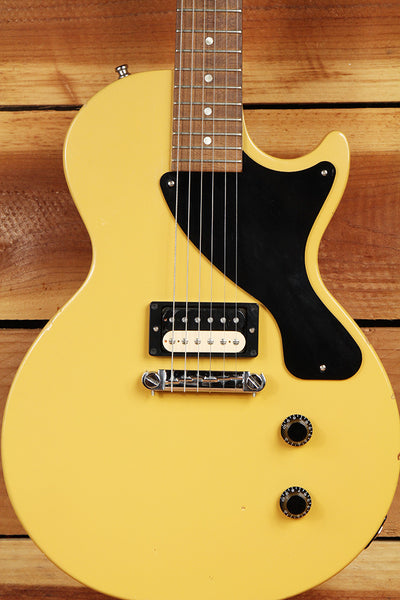 GIBSON 2011 LES PAUL JUNIOR Jr 498T Humbucker USA Satin TV Yellow