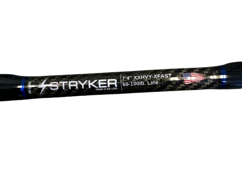 RR7119c | 7'11” Tuna Rail Rod | XXHeavy | Stryker Rods